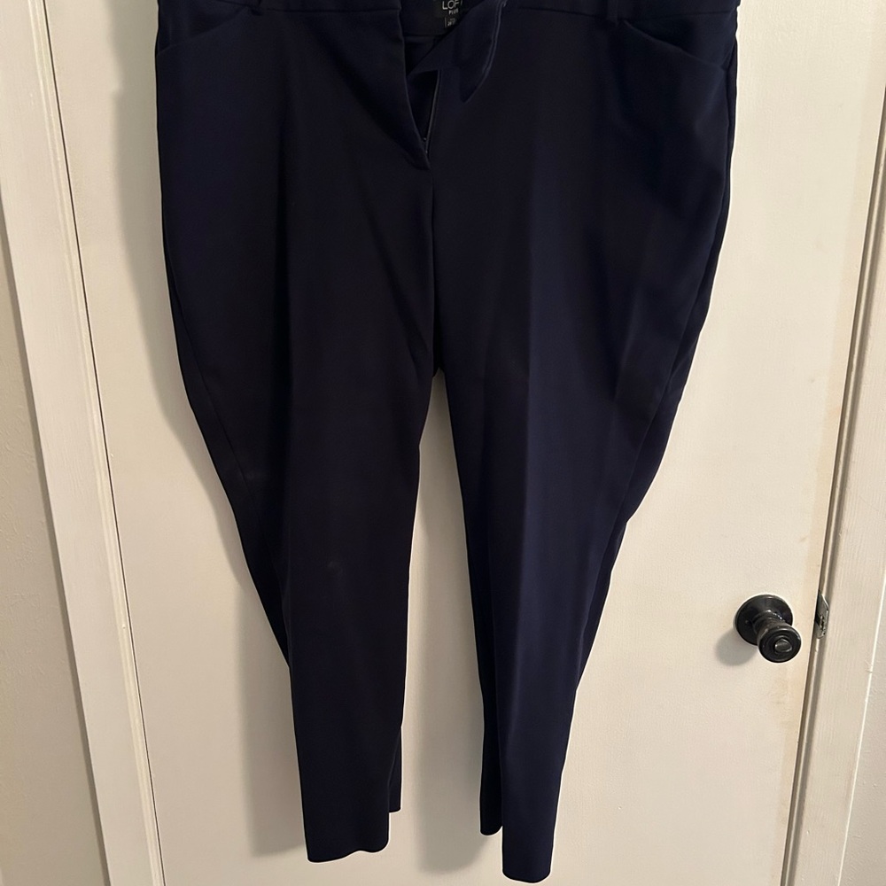 LOFT Plus Dark Blue Pants